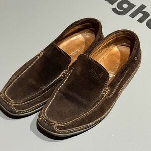 Burberry suede driving shoes